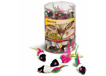 Topini con coda di piume per gatti art. 80200